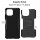 Schutz Hülle Xiaomi Handy Tasche Case Cover Silikon Schale Outdoor Handyhülle BF Xiaomi Mi 11 Lite 5G / 4G Schwarz