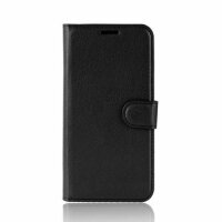 ZTE Handy Tasche Flip Cover Case Buch Klapp Schutz Hülle Etui Wallet Buchtasche ZTE Blade A3 2020 Schwarz