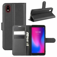 ZTE Handy Tasche Flip Cover Case Buch Klapp Schutz Hülle Etui Wallet Buchtasche ZTE Blade A3 2020 Schwarz
