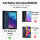 ZTE Handy Tasche Flip Cover Case Buch Klapp Schutz Hülle Etui Wallet Buchtasche ZTE Blade A3 2020 Schwarz