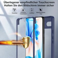 360° Hülle für Google Pixel 6A Rundum vollschutz mit Integriertem Displayschutz Blau