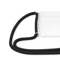 Handykette für Samsung Galaxy A32 5G – Handyhülle mit Band Schwarz