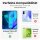 Huawei Handy Tasche Handyhülle Schutz Hülle Blumen Flip Cover Buch Case Etui Huawei Nova 5T Rosegold