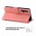 Huawei Handy Tasche Handyhülle Schutz Hülle Blumen Flip Cover Buch Case Etui Huawei Nova 5T Rosegold