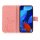 Huawei Handy Tasche Handyhülle Schutz Hülle Blumen Flip Cover Buch Case Etui Huawei Nova 5T Rosegold