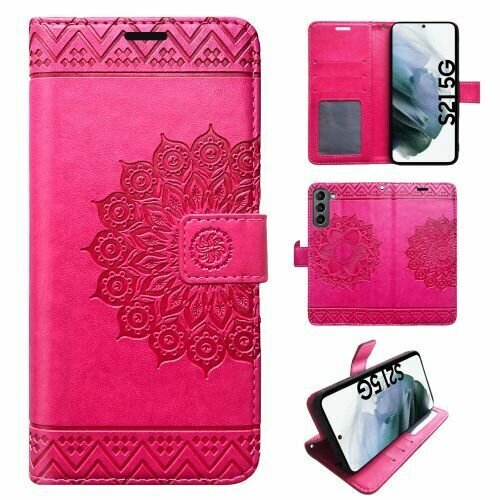 Handyhülle für Samsung Galaxy S21 5G Hülle Handy Tasche Flip Cover Case Etui TPU