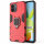 Xiaomi Redmi A1, Hülle Schutzhülle Handyhülle Silikon Case 360° Drehbarer Ring Rot