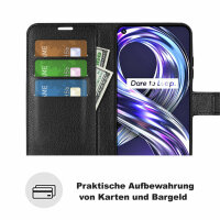 Realme 8i, Handy Tasche Handyhülle Hülle Schutzhülle Klapphülle Flip Case Etui