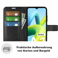 Handy Tasche Xiaomi Redmi A1 Hülle Handyhülle Wallet Case Flip Cover Klapp Etui