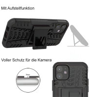 Handyhülle für Apple iPhone 12 Mini - Panzer Cover Schwarz