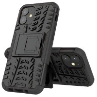 Handyhülle für Apple iPhone 12 Mini - Panzer Cover Schwarz