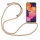 Handy Hülle mit Band Schutzhülle Handykette Seil Silikon Handy Tasche mit Schnur Samsung Galaxy A71 SM-A715 Beige / Braun