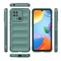 Hülle Xiaomi Redmi 10C Handyhülle Outdoor Case Back Cover Handy Tasche Bumper Grün