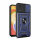Outdoor Panzer Hülle Motorola Moto E13 Handyhülle mit Kameraschutz Ringhalter Blau