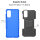 Handy Tasche für Samsung Galaxy Case Panzer Hülle Cover Schutzhülle Etui Bumper Galaxy S20 SM-G980 Blau