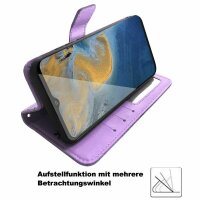Handyhülle für ZTE Blade A71 – Klapphülle Mandala Lila
