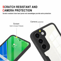 360° Grad Hülle für Samsung Galaxy S23 vollschutz Integriertem Displayschutz Schwarz