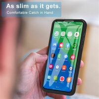 360° Grad Hülle für Samsung Galaxy S23 vollschutz Integriertem Displayschutz Schwarz