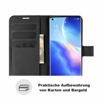 Oppo Reno5 Pro Hülle Handy Tasche Cover Wallet Case Schutzhülle Handyhülle Etui