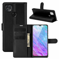 ZTE Handy Tasche Flip Cover Case Buch Klapp Schutz Hülle Etui Wallet Buchtasche ZTE Blade A7 Schwarz