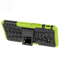 Handy Tasche für Samsung Galaxy Case Panzer Hülle Cover Schutzhülle Etui Bumper Galaxy J6+ Grün