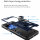 Outdoor Panzer Hülle für Samsung Galaxy Z Flip 5 mit Kameraschutz Ringhalter  Blau