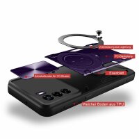 Outdoor Panzer Hülle für ZTE Handyhülle mit Slide Kameraschutz Ringhalter Bumper Blade V30 Vita Lila