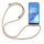 Oppo Hülle mit Band Schutzhülle Handykette Seil Silikon Handy Tasche mit Schnur Oppo A53s Beige / Braun