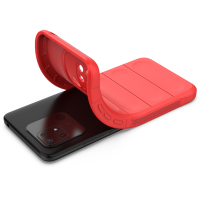 Hülle Xiaomi Redmi 10C Handyhülle Outdoor Case Back Cover Handy Tasche Bumper Rot