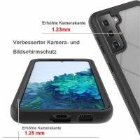 Schutz Hülle für Samsung Galaxy S21+ Plus, Handy Tasche 2-telig Case Bumper TPU