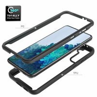 Schutz Hülle für Samsung Galaxy S21+ Plus, Handy Tasche 2-telig Case Bumper TPU