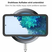 Schutz Hülle für Samsung Galaxy S21+ Plus, Handy Tasche 2-telig Case Bumper TPU