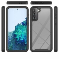 Schutz Hülle für Samsung Galaxy S21+ Plus, Handy Tasche 2-telig Case Bumper TPU