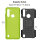 Handy Tasche Lenovo Motorola Panzer Hülle Hybrid Case Cover Schutzhülle Bumper Motorola Moto G8 Power Lite Grün