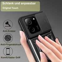 Outdoor Panzer Hülle Xiaomi 13T / 13T Pro Handyhülle Kameraschutz Ringhalter Schwarz