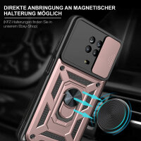 Outdoor Panzer Hülle Nokia G10 G20 Handyhülle mit Slide Kameraschutz Ringhalter Rosegold
