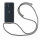 Handykette für Motorola Moto G84 Handyhülle mit Band Hülle mit Schnur Back Cover Grau