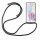 Handykette für Samsung Galaxy A35 Handyhülle mit Band Case Hülle mit Kordel Hand Schwarz