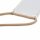Handy Hülle mit Band Schutzhülle Handykette Seil Silikon Handy Tasche mit Schnur Samsung Galaxy A12 SM-A125F Beige / Braun