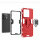 Hülle Xiaomi Redmi Note 13 5G Handyhülle Drehbar Ringhalter Magnet Bumper Case Rot