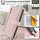Handykette Xiaomi Hülle mit Band Handyhülle Kartenfächer PU Leder Umhängetasche Redmi Note 13 4G Rosa
