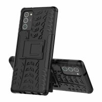 Handy Tasche für SAMSUNG Galaxy Hülle Handyhülle Schutzhülle Outdoor Case Schale Note20 N980 / Note20 5G N981 Schwarz