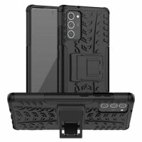 Handy Tasche für SAMSUNG Galaxy Hülle Handyhülle Schutzhülle Outdoor Case Schale Note20 N980 / Note20 5G N981 Schwarz