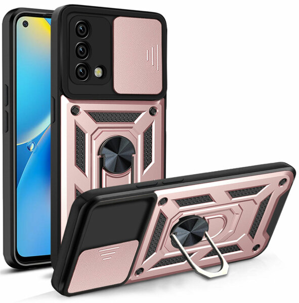Oppo A74 4G Handyhülle Handy Tasche Hülle Outdoor Case Back TPU Silikon Bumper