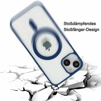 Handyhülle für Apple iPhone 14 Pro Max - Magnet Case Navy Blau