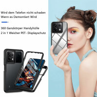 360 Grad Hülle mit eingebautem Displayschutz für Xiaomi Redmi Note 13 Pro 5G