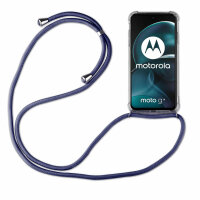 betterfon Handykette für Motorola Moto G14 Handyhülle mit Band Hülle mit Schnur Blau