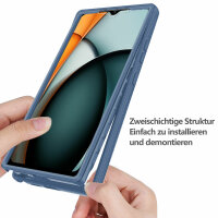 360° Grad Hülle Xiaomi Redmi A3 Rundum vollschutz Integriertem Displayschutz Blau