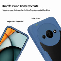 360° Grad Hülle Xiaomi Redmi A3 Rundum vollschutz Integriertem Displayschutz Blau