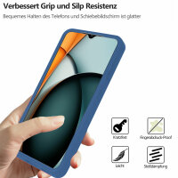 360° Grad Hülle Xiaomi Redmi A3 Rundum vollschutz Integriertem Displayschutz Blau